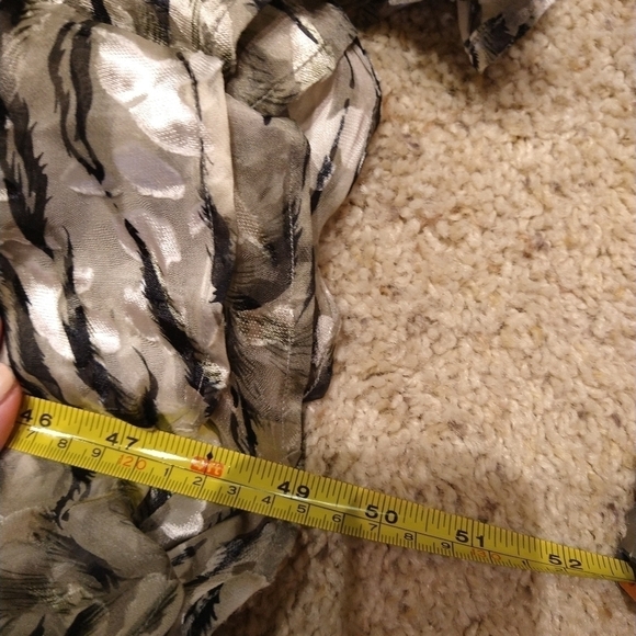 Topshop Animal Print Cutout Silk Dress - Picture 9 of 11